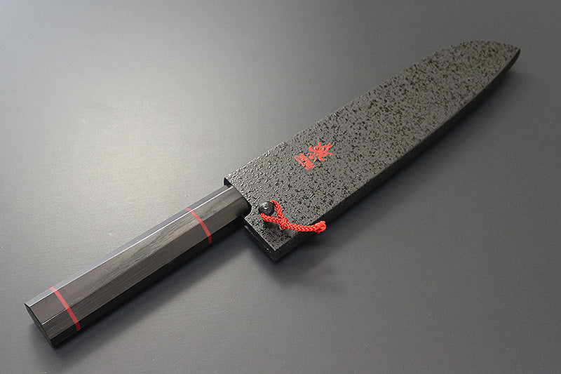 Kanetsune Namishibuki Santoku 7.09" 101-Layer Damascus San-Mai Kitchen Knife - Made in Japan KC-813