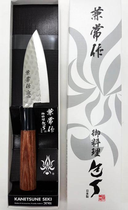 Kanetsune 4.13" DSR-1K6 Ko-Deba Single-Bevel Kitchen Knife - Made in Japan KC-956