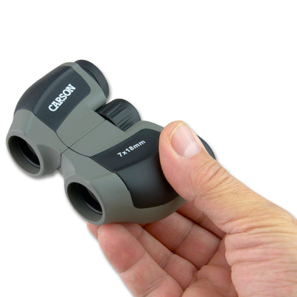 Carson MiniScout 7x18mm Porro Prism Ultra-Compact Lightweight Binoculars JD-718