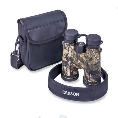 Carson JR Series 10x42mm Full-Sized Waterproof Binoculars Mossy Oak Camouflage JR-042MO