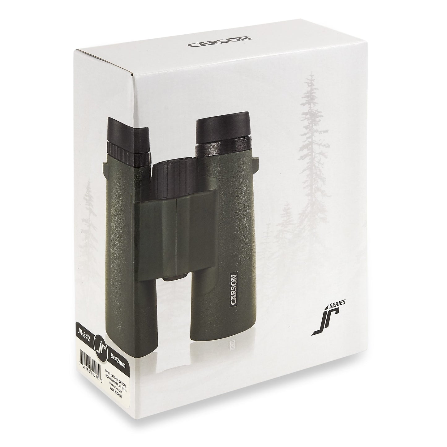 Carson JR Series 8x42mm Full-Sized Waterproof Binoculars Green JR-842