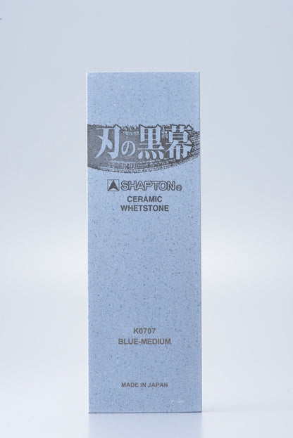 Shapton Kuromaku Blue 1500 Grit Japanese Whetstone Knife Sharpener with Base K0707