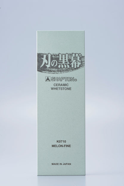 Shapton Kuromaku Melon 8000 Grit Japanese Whetstone Knife Sharpener with Base K0710