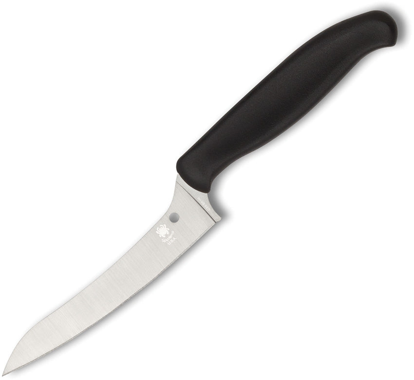 Spyderco Z-Cut 4.4" CTS BD1N Pointed-Tip Kitchen Knife - Made in USA - K14PBK