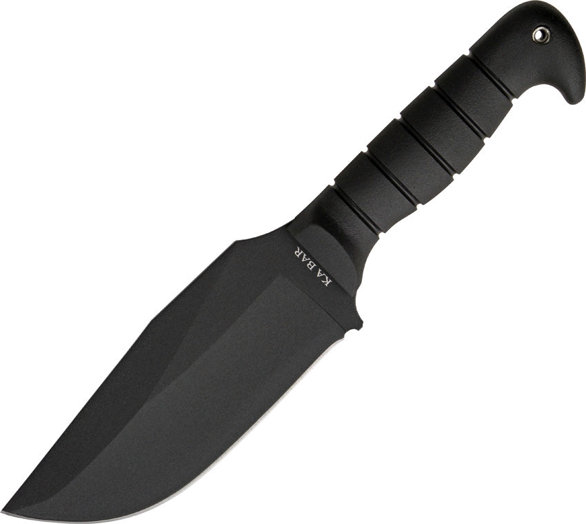 KA-BAR Warthog 6.75" Heavy Duty Fixed Blade Knife with Leather/Cordura Sheath 1278
