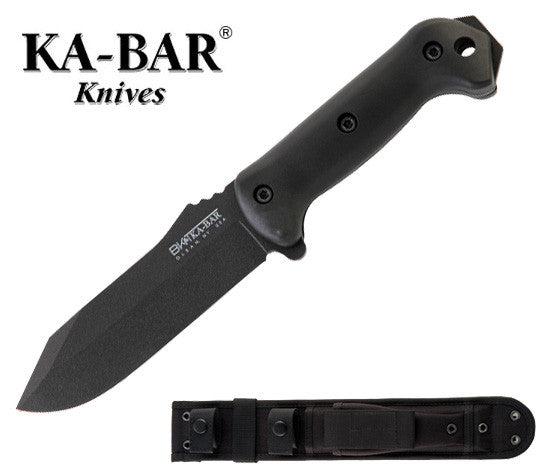 KA-BAR Becker Crewman 5.5" Fixed Blade Knife with Polyester Sheath BK10