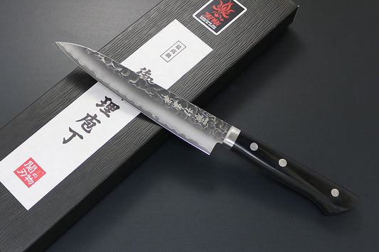 Kanetsune Tsuchime Petty 5.31" VG-1/SUS410 San-Mai Kitchen Knife - Made in Japan KC-944