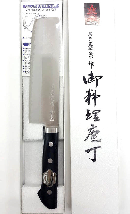 Kanetsune Meisho Usubagata 6.49" VG-10/SUS410 San-Mai Kitchen Knife - Made in Japan KC-143
