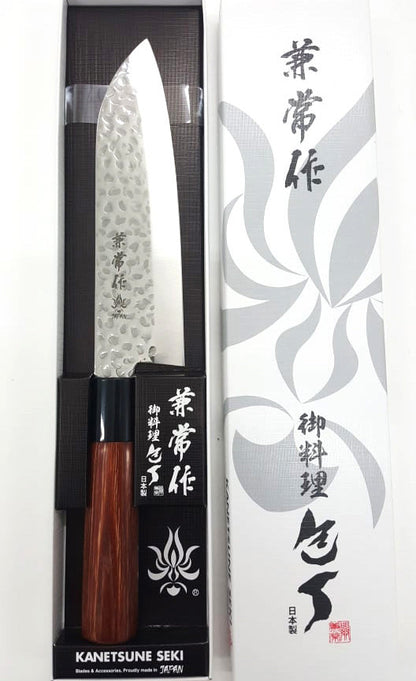 Kanetsune Santoku 6.49" DSR-1K6 Kitchen Knife - Made in Japan KC-952