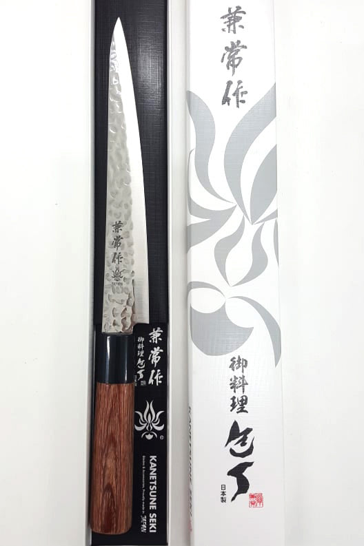 Kanetsune Sujihiki 8.26" DSR-1K6 Kitchen Knife - Made in Japan KC-955