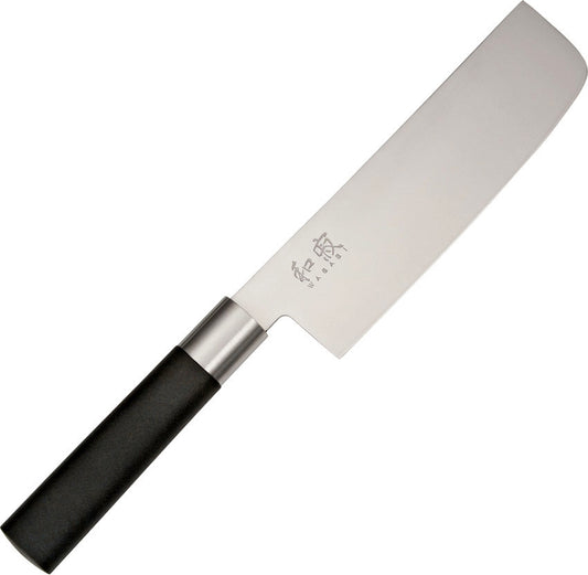 KAI Wasabi Black 6.5" Nakiri Knife - Made in Japan - 6716N