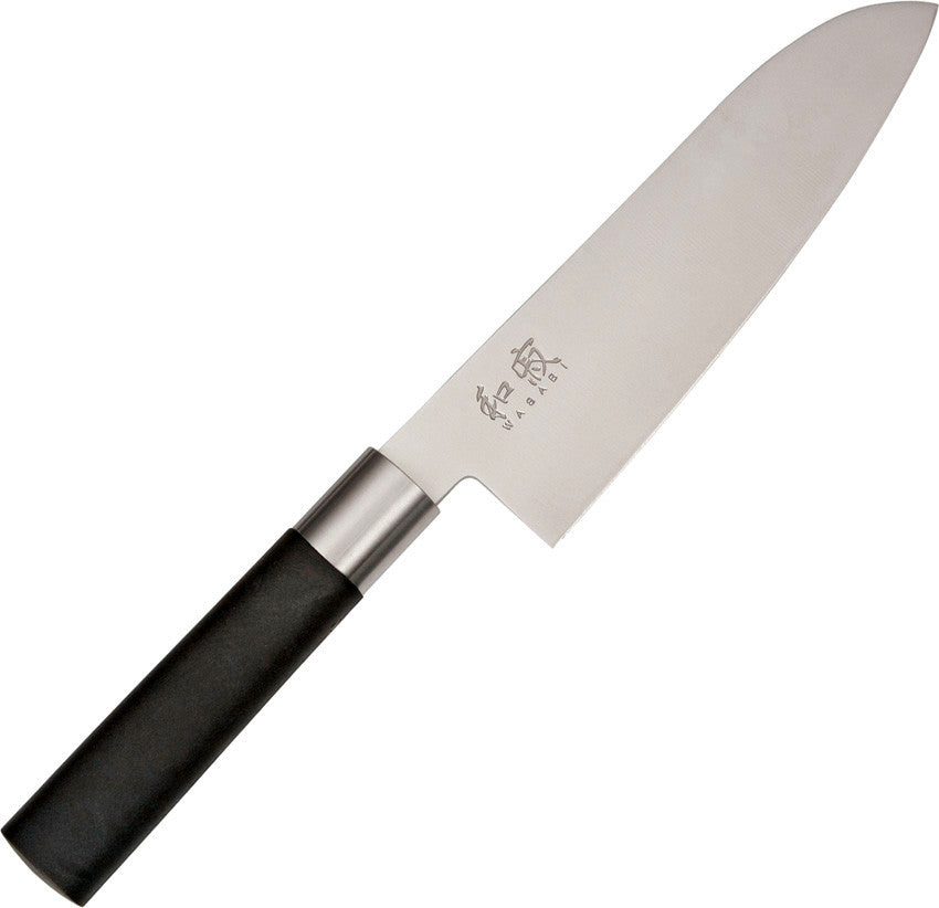 KAI Wasabi Black 6.5" Santoku Knife - Made in Japan - 6716S