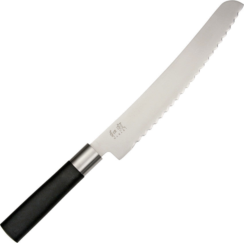 KAI Wasabi Black 9.0" Bread Knife - Made in Japan - 6723B