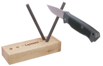 Lansky 4 Rod Ceramic Turn Box Knife Sharpener - 20 and 25 Degrees - LCD5D