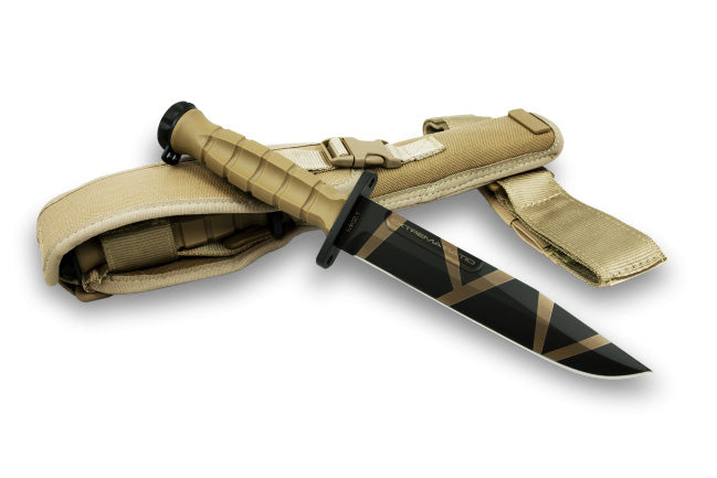 Extrema Ratio Mk 2.1 Desert Warfare 7" N690 Fixed Blade Knife with MOLLE Sheath