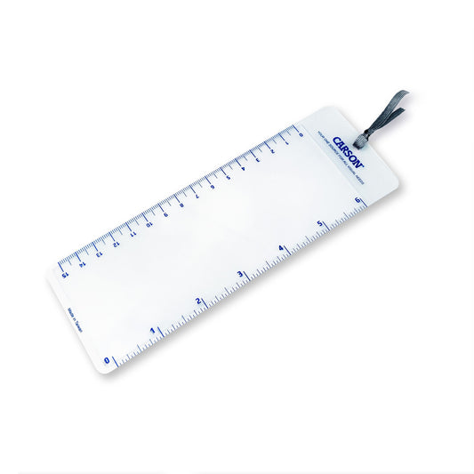 Carson MagniMark Fresnel 3x Power Page Magnifier with 6″ Ruler MM-22