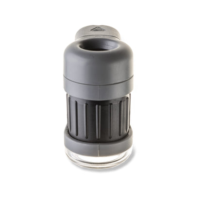 Carson MicroMini 20x LED Lighted Pocket Microscope with Built-in LED and UV Flashlight, Smartphone Digiscoping Adapter Clip MM-380