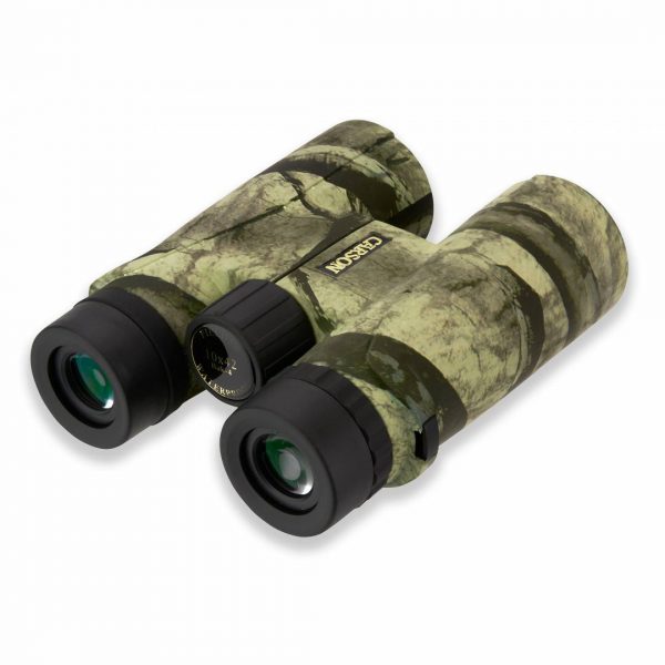 Carson Caribou 10x42 Mossy Oak Camo Waterproof Binoculars with Case MO-042