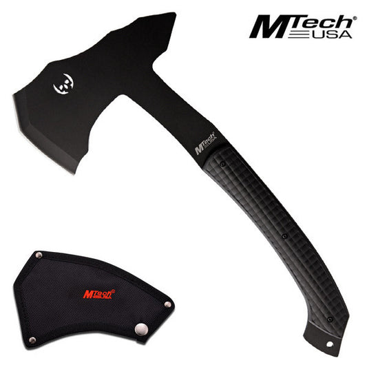 MTech Black Skull 12" Axe with Nylon Sheath MT-AXE12B