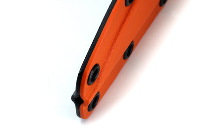 Benchmade 15500 Meatcrafter 6.08" CPM-154 Orange Fixed Blade Knife with Santoprene Handle and Boltaron Sheath