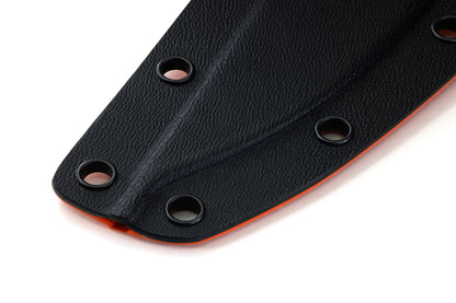 Benchmade 15500 Meatcrafter 6.08" CPM-154 Orange Fixed Blade Knife with Santoprene Handle and Boltaron Sheath