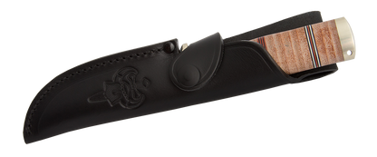 Fallkniven NL5cxL Northern Light 'Idun' 3.94" Cowry X Damascus Fixed Blade Knife