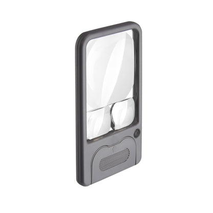 Carson Multi-Power LED Lighted Pocket Magnifier 2.5x, 4.5x and 6x PM-33