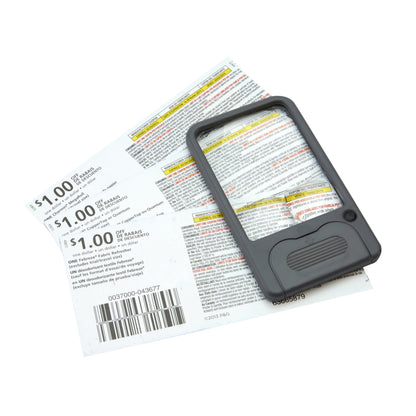 Carson Multi-Power LED Lighted Pocket Magnifier 2.5x, 4.5x and 6x PM-33
