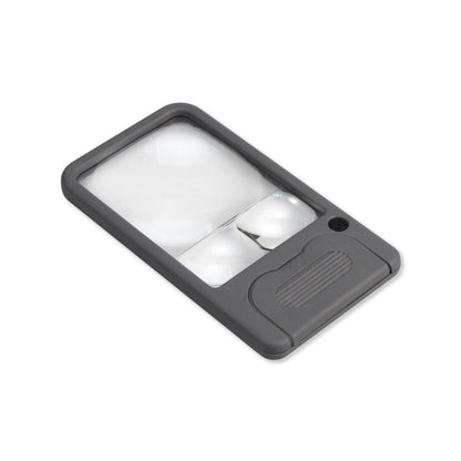 Carson Multi-Power LED Lighted Pocket Magnifier 2.5x, 4.5x and 6x PM-33
