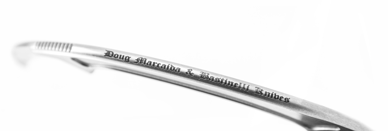 Bastinelli Creations Pika 1.65" Stonewash N690Co Karambit Knife with Kydex Sheath BAS202