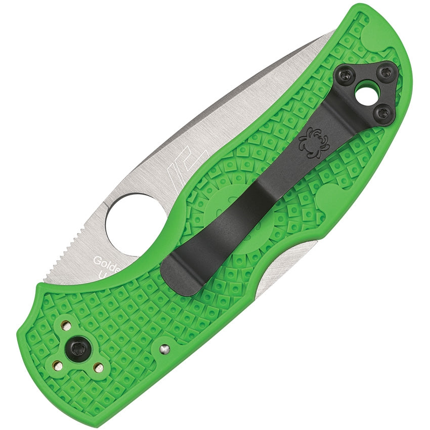 Spyderco Native 5 Salt 2.95" Rustproof LC200N Green FRN Folding Knife C41PGR5
