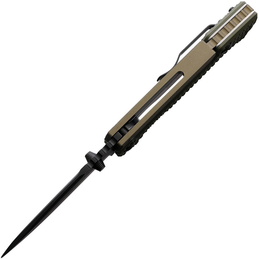 Cold Steel Demko AD-15 Black OD Green Scorpion Lock 3.5" S35VN Folding Knife 58SQ-ODBK