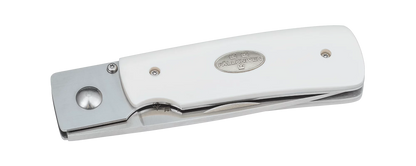 Fallkniven RL1ey (Elforyn) 2.76" Elmax White Elforyn Folding Knife with Pouch