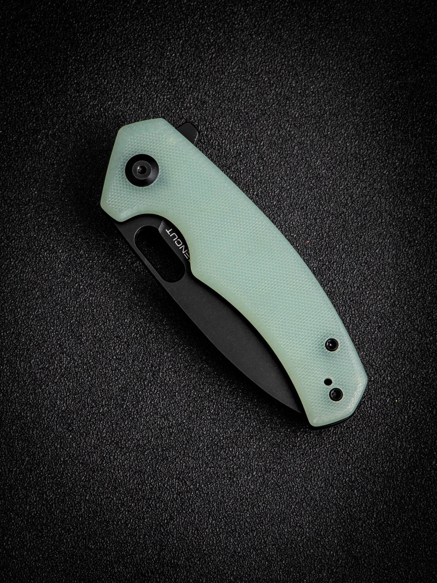 Sencut Acumen 2.98" 9Cr18MoV Black Stonewashed Natural G10 Folding Knife SA06C