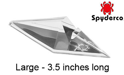 Spyderco Large 3.5" Clear Lucite Knife Stands - Pack of 6