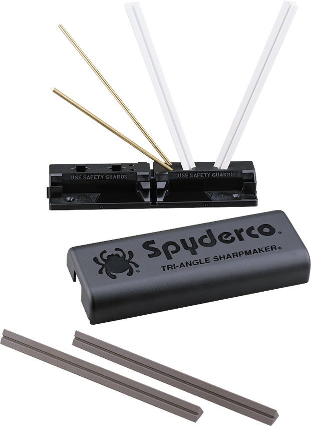 Spyderco Tri-Angle Sharpmaker Knife Sharpener Set with DVD 204MF