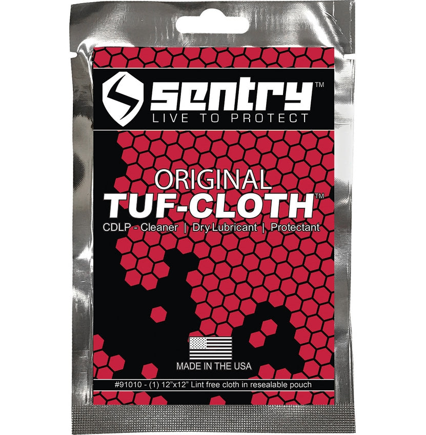 Sentry Solutions TUF-CLOTH 12"x12" Micro Bonding Crystal Barrier Cloth in Resealable Pouch