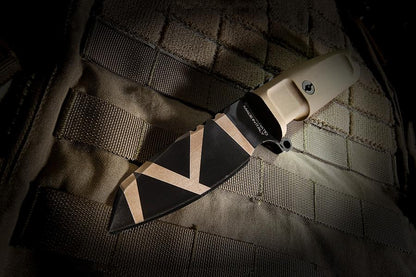 Extrema Ratio Task C Desert Warfare 4.3" N690 Fixed Blade Knife with Locking Sheath