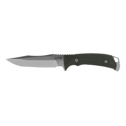 SOG Pillar 5" CPM S35VN Black Canvas Micarta Fixed Blade Knife with Kydex Sheath