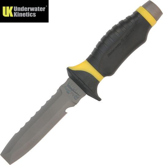 Underwater Kinetics Blue Tang Titanium Rustproof Yellow Blunt-Tip Dive Knife