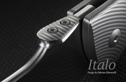 Viper Italo 3.75" M390 Satin Folding Knife with Titanium Handle - Fabrizio Silvestrelli Design - V5944TI