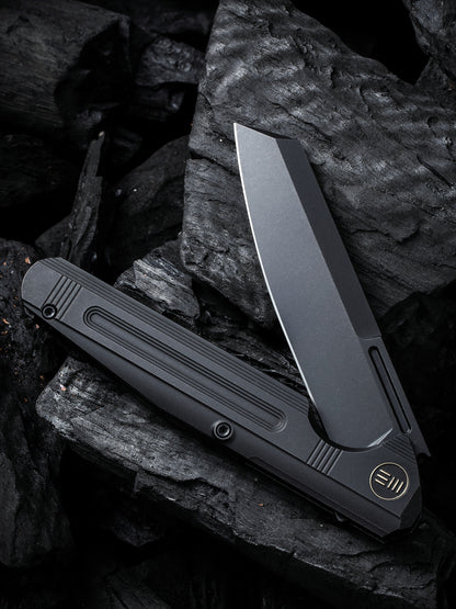 WE Reiver Limited Edition 3.97" CPM S35VN Black Titanium Folding Knife WE16020-2