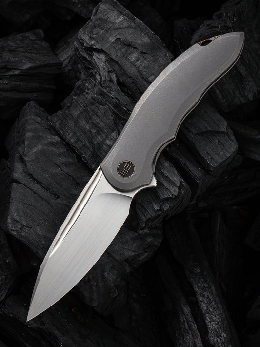 WE Makani Limited Edition 3.61" CPM 20CV Titanium Folding Knife by Anton Tkachenko WE21048-2