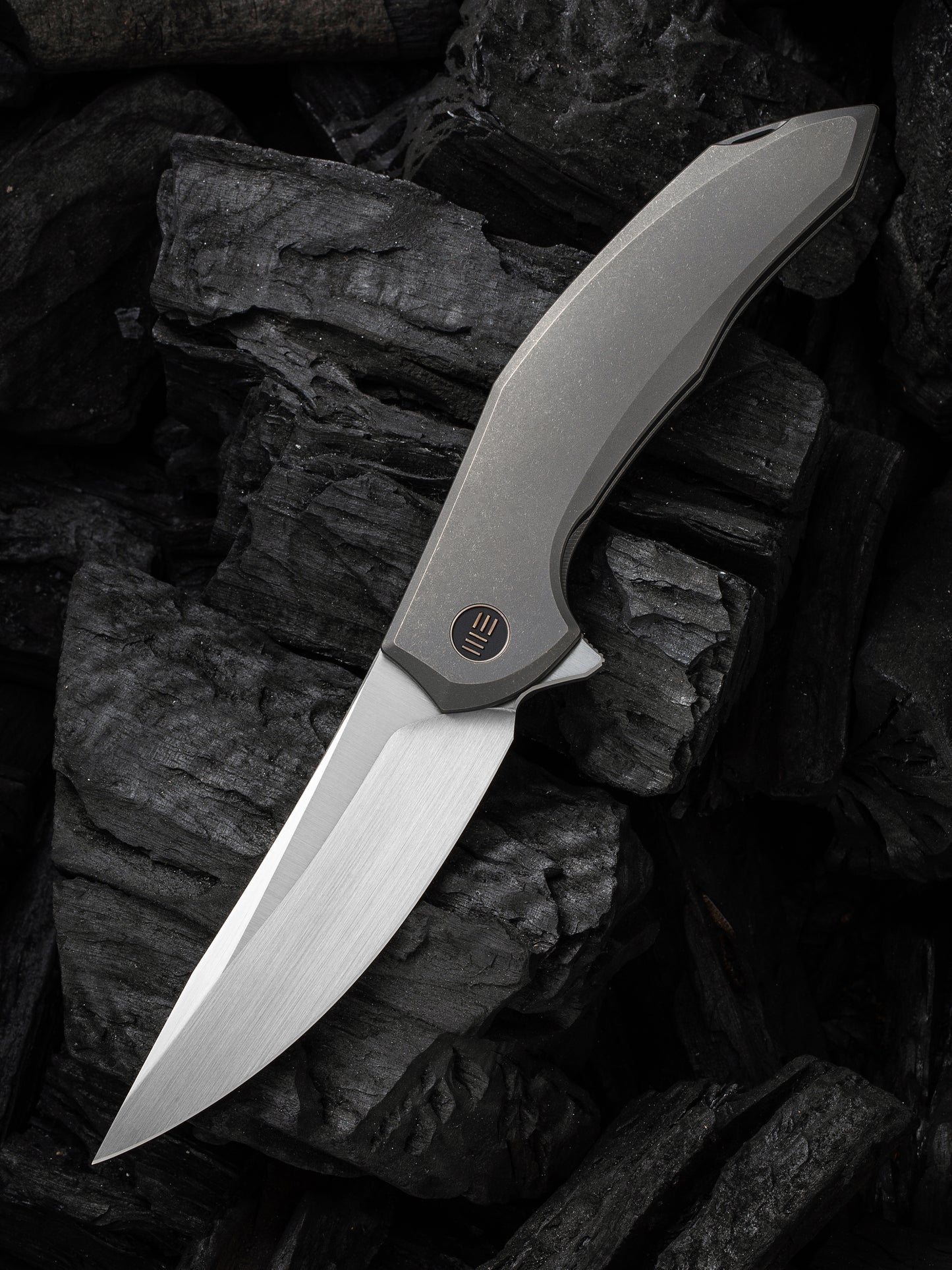 WE Merata Limited Edition 3.68" CPM 20CV Titanium Folding Knife by Anton Tkachenko WE22008A-2