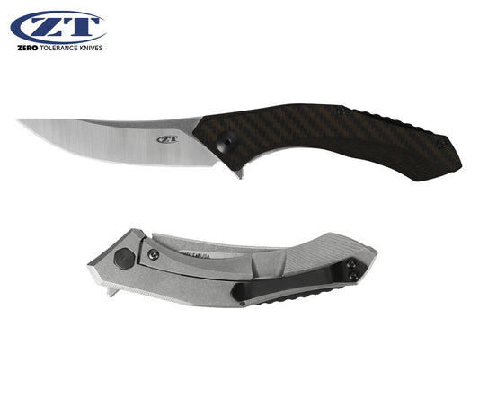 Zero Tolerance 0460 Sinkevich 3.25" S35VN Carbon Fiber Titanium Folding Knife