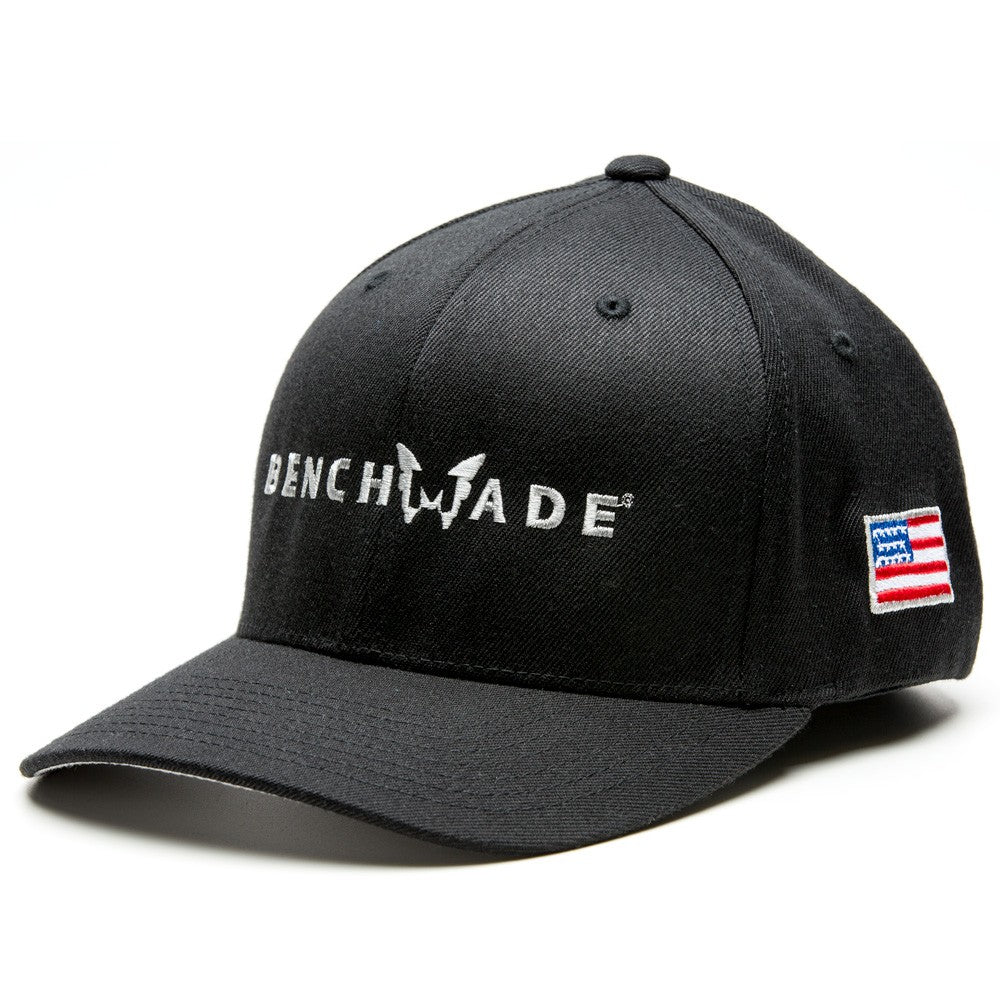 Benchmade Black USA Logo Flexfit Hat S-M/L-XL