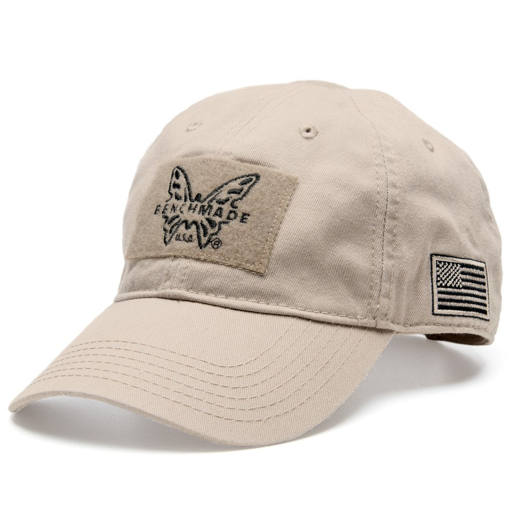 Benchmade Desert Tan Tactical Hat with Velcro Patch