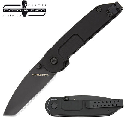 Extrema Ratio BF1 CT Classic Tanto 2.72" N690 Black Folding Knife