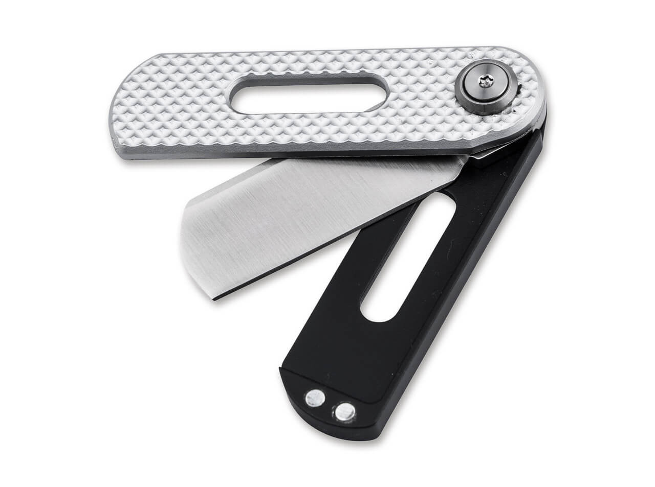 Boker Plus Ovalmoon 1.85" D2 Aluminium Swivel Folding Knife - Darriel Caston Design 01BO498