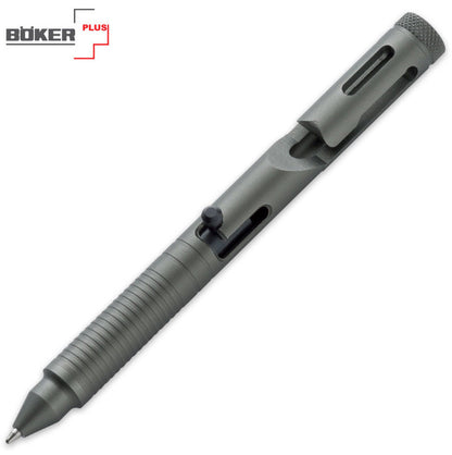 Boker Plus CID .45 Cal Bolt Action Tactical Pen Gray 09BO086